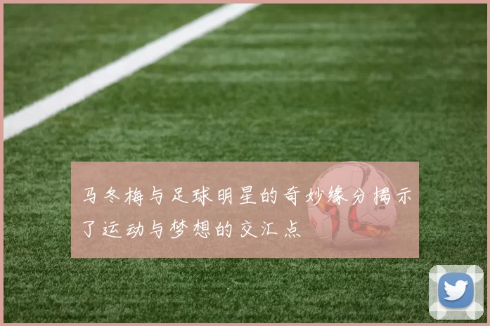马冬梅与足球明星的奇妙缘分揭示了运动与梦想的交汇点