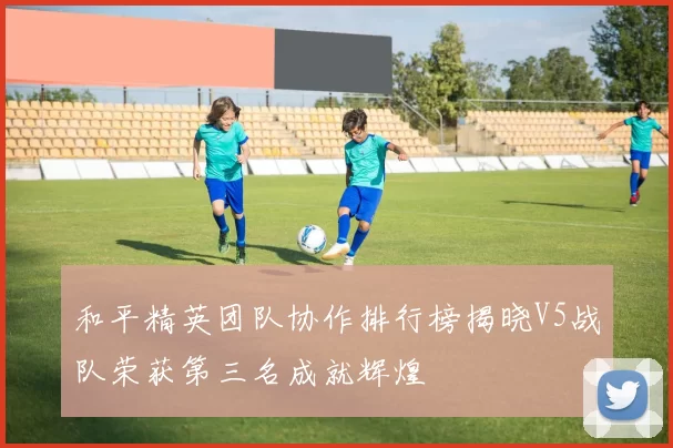 和平精英团队协作排行榜揭晓V5战队荣获第三名成就辉煌