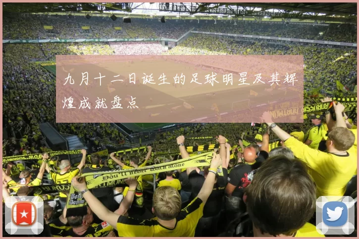 九月十二日诞生的足球明星及其辉煌成就盘点