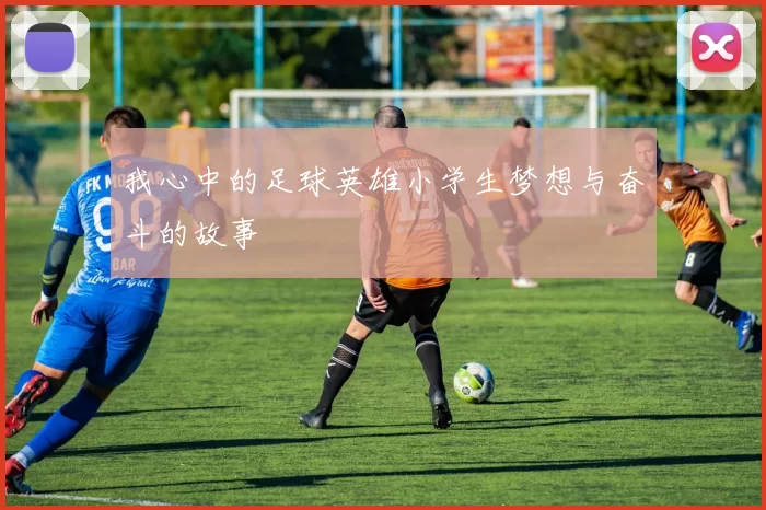 我心中的足球英雄小学生梦想与奋斗的故事